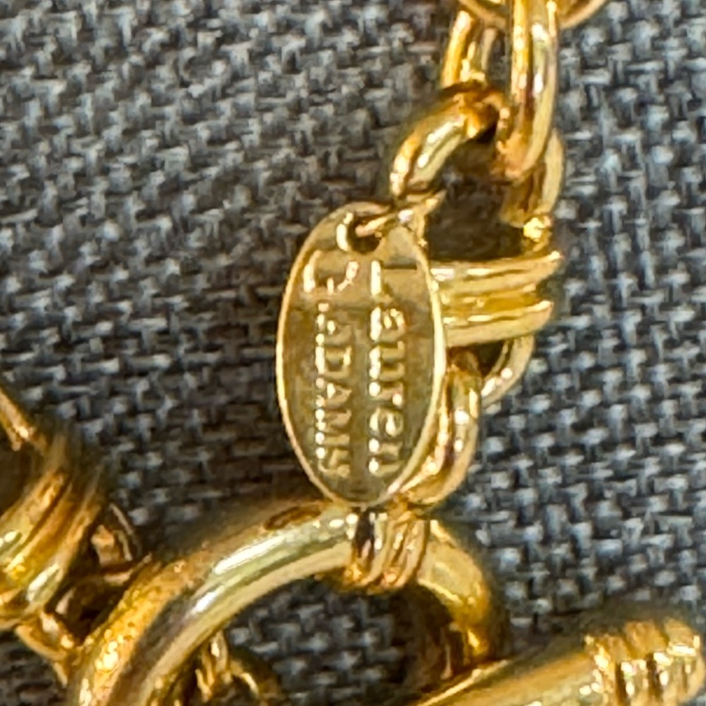 π LAUREN G ADAMS GOLD DOUBLE HEART NECKLACE! - Picture 8 of 11
